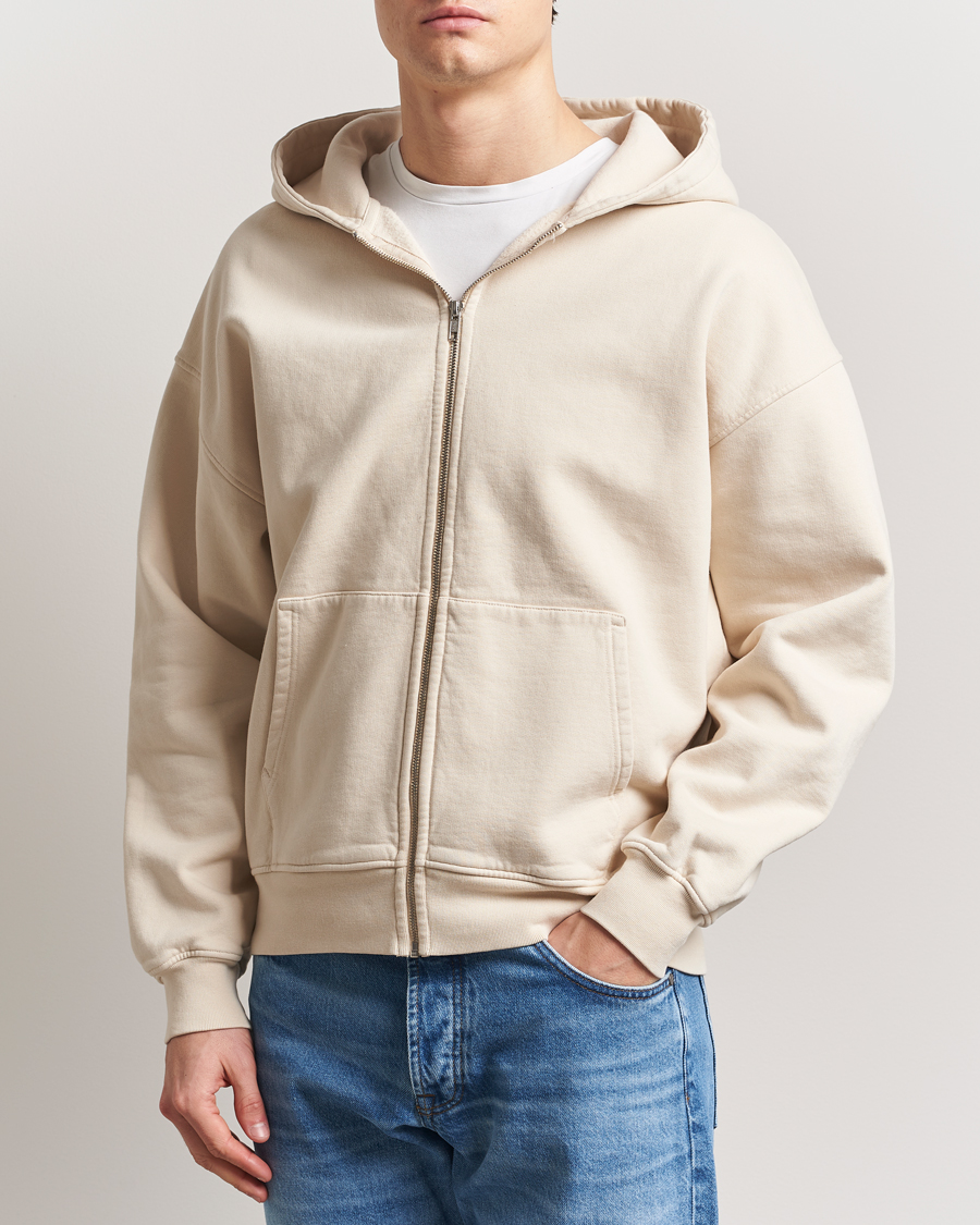 Herren | Pullover | Colorful Standard | Organic Full Zip Hoodie Ivory White