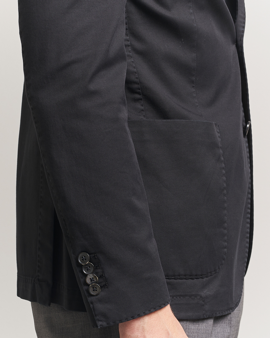 Herren | Sakkos | L.B.M. 1911 | Jack Regular Fit Cotton Stretch Blazer Black