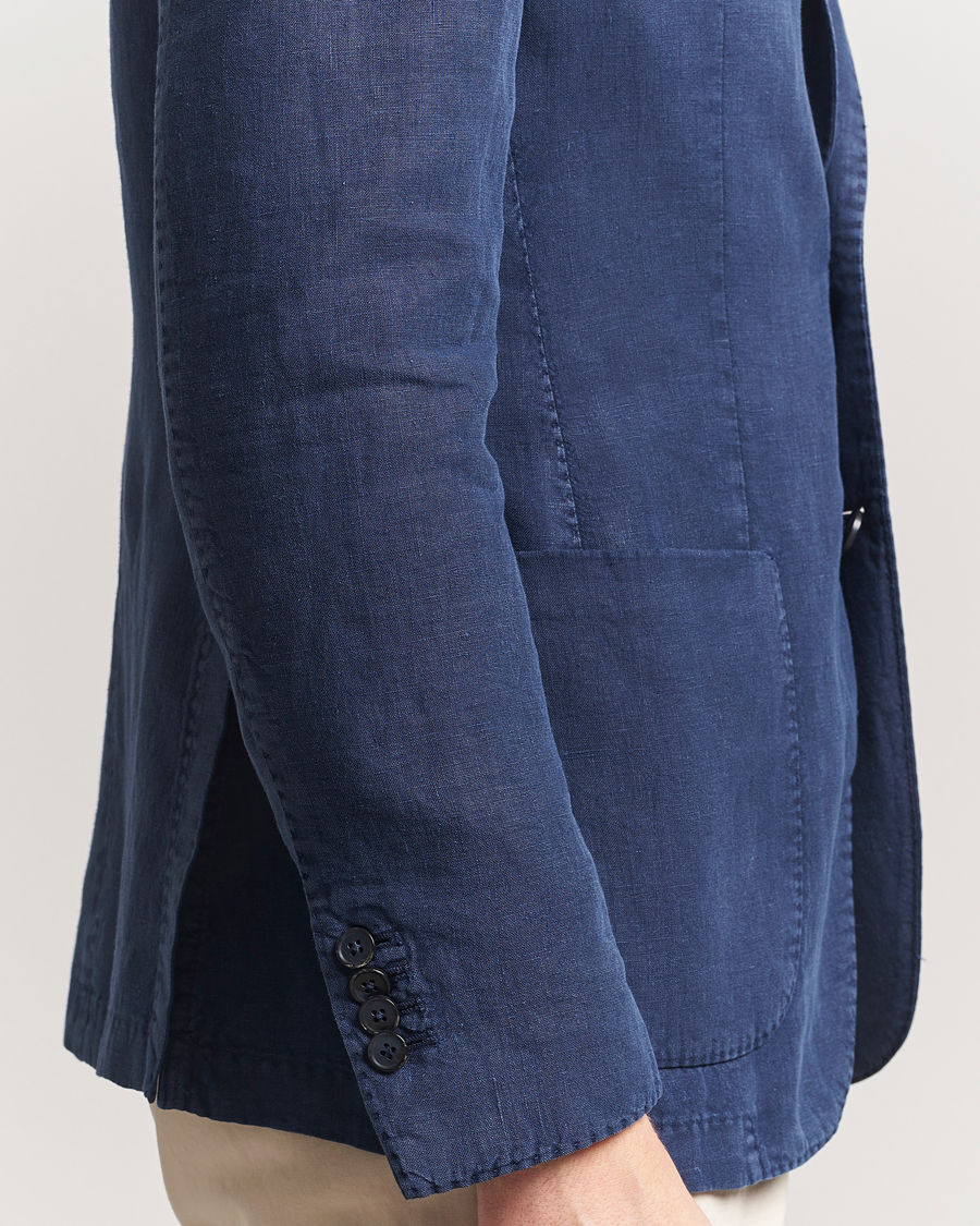 Herren | Sakkos | L.B.M. 1911 | Jack Regular Fit Linen Blazer Navy