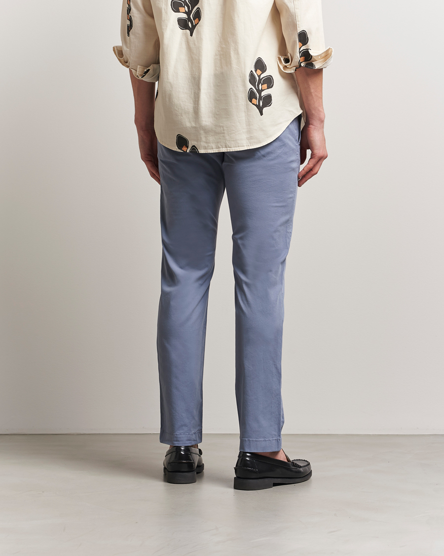 Herren | Hosen | Jacob Cohën | Bobby Cotton Gabardine Chinos Azure