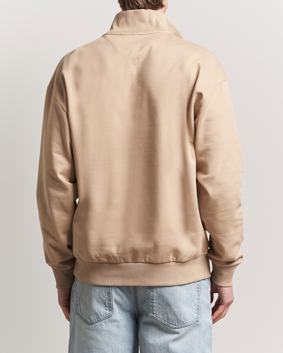 Herren | Pullover | HUGO | Neeler Half Zip Sweatshirt Medium Beige