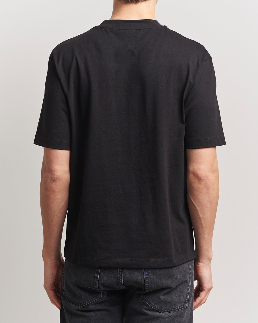 Herren | T-Shirts | HUGO | Niley Smiley Logo T-Shirt Black
