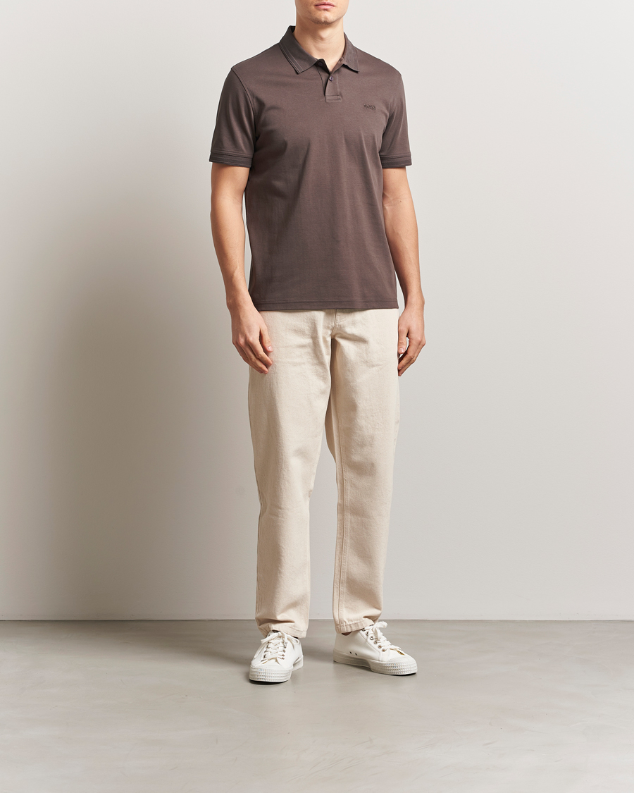 Herren | Poloshirts | BOSS ORANGE | Interlock Polo Open Brown