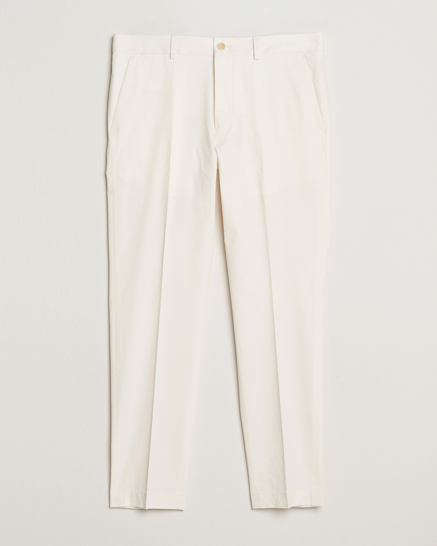Herren | Hosen | BOSS CAMEL | Kaiton Cotton Pleated Trousers Open White