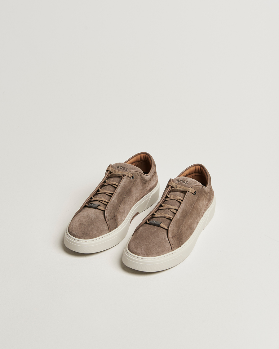 Herren | BOSS CAMEL Gary Suede Sneaker Dark Beige | BOSS CAMEL | Gary Suede Sneaker Dark Beige