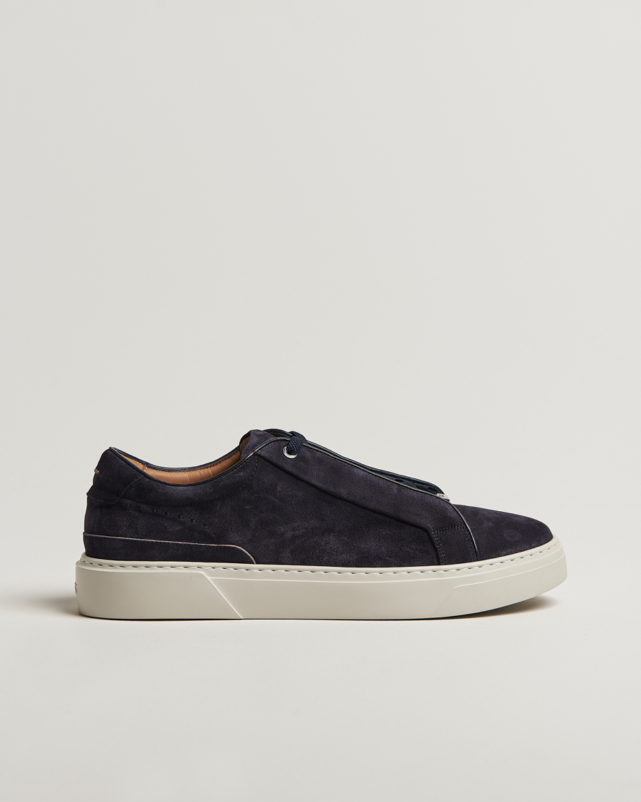 Herren | BOSS CAMEL Gary Suede Sneaker Dark Blue | BOSS CAMEL | Gary Suede Sneaker Dark Blue