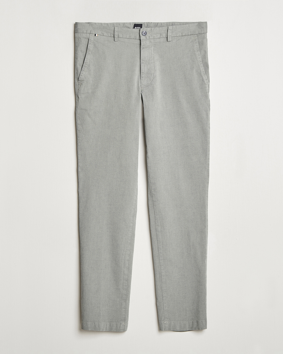 Herren | Hosen | BOSS BLACK | Kaiton Structured Cotton Pants Open White