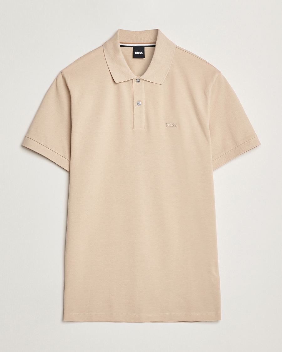 Herren | Poloshirts | BOSS BLACK | Pallas Polo Light Beige