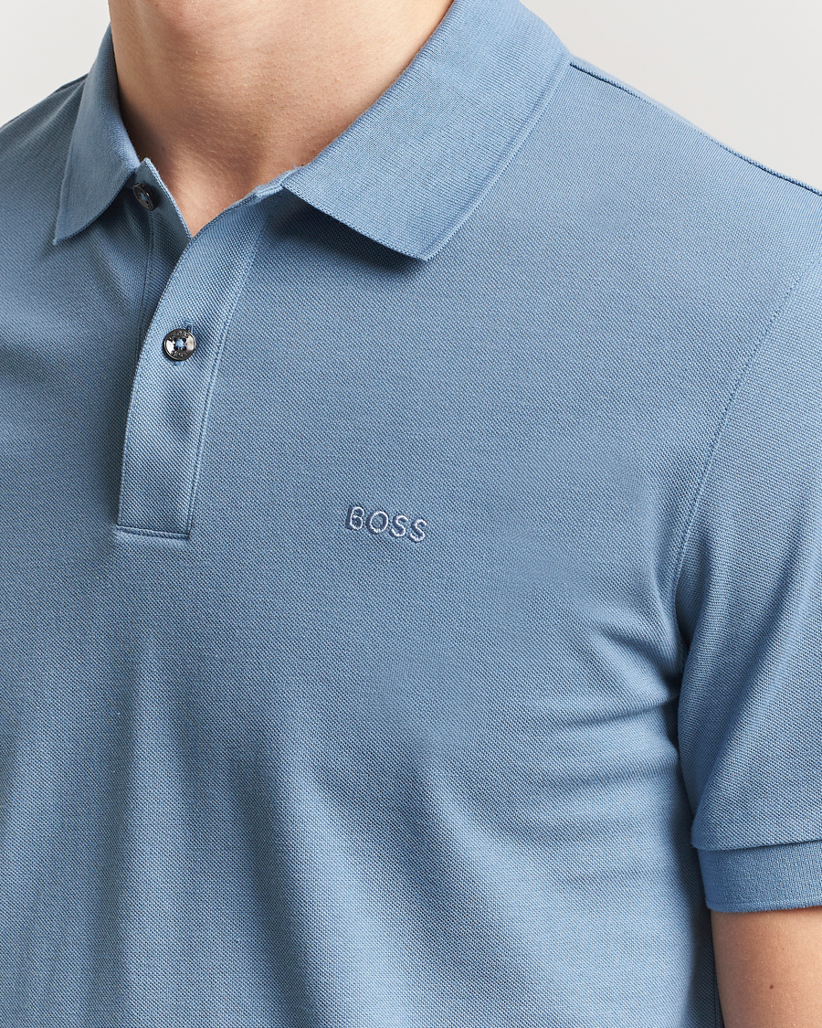 Herren | Poloshirts | BOSS BLACK | Pallas Polo Light Blue