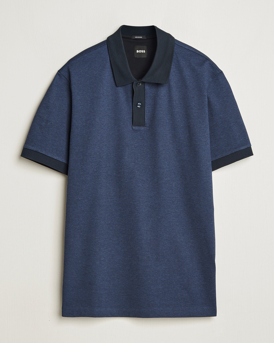 Herren | Poloshirts | BOSS BLACK | Parlay Jersey Polo Dark Blue