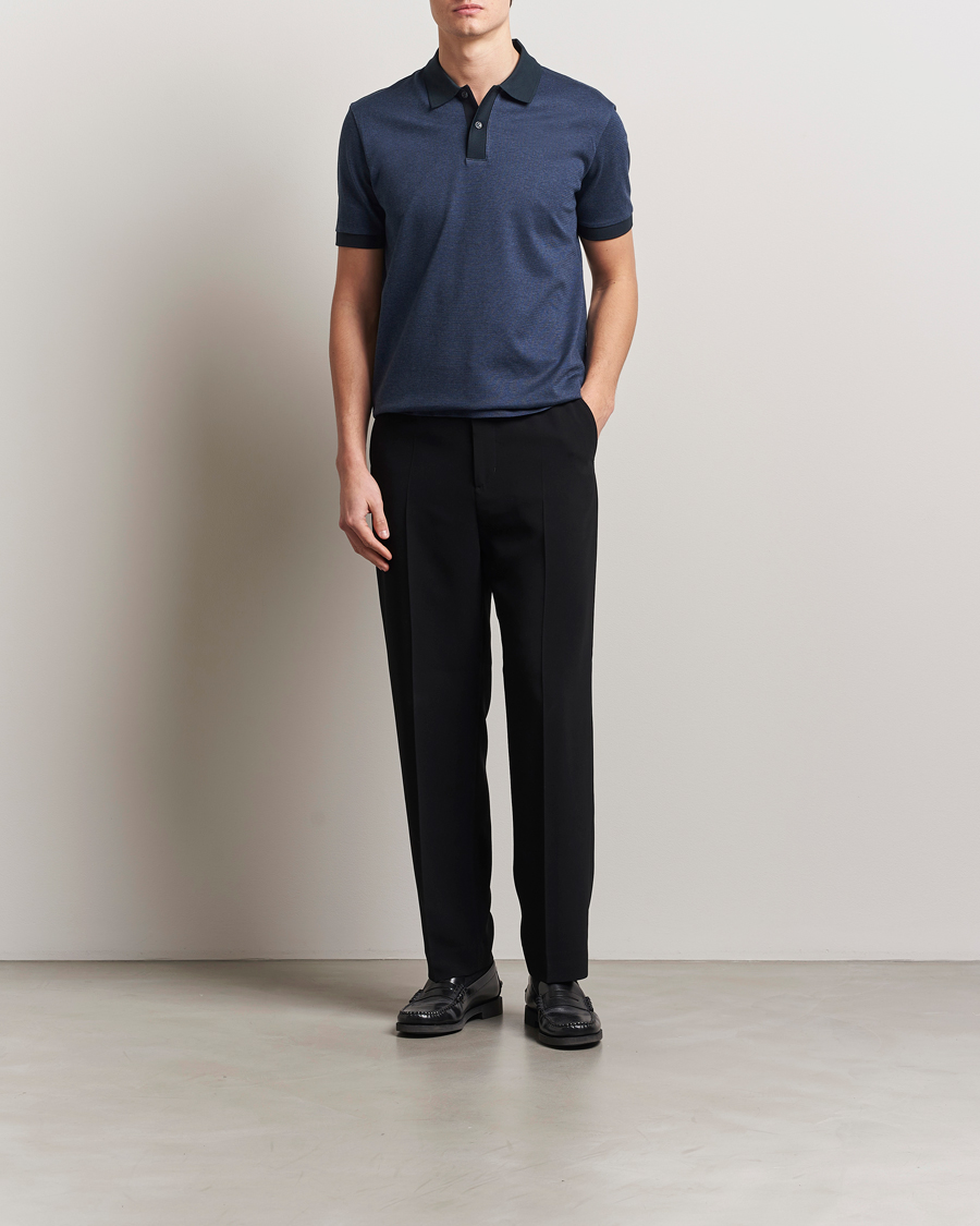 Herren | Poloshirts | BOSS BLACK | Parlay Jersey Polo Dark Blue