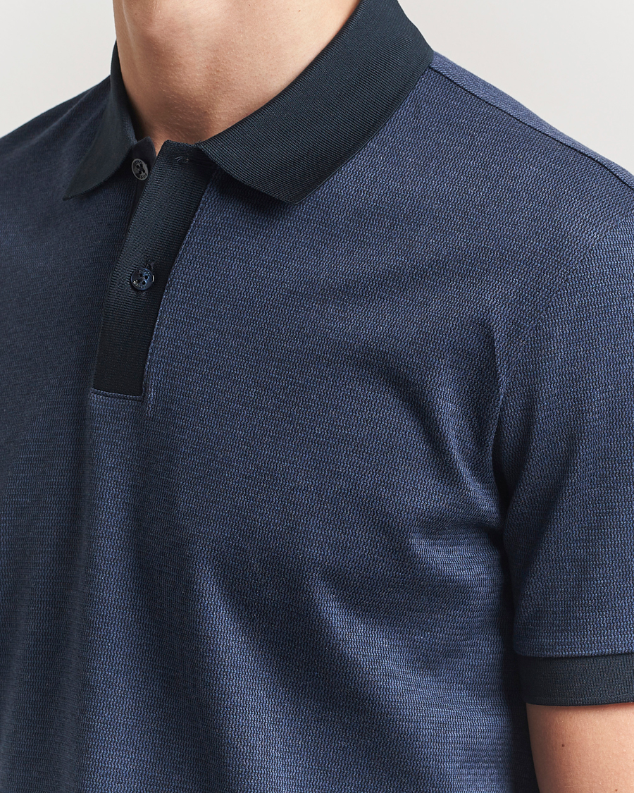 Herren | Poloshirts | BOSS BLACK | Parlay Jersey Polo Dark Blue