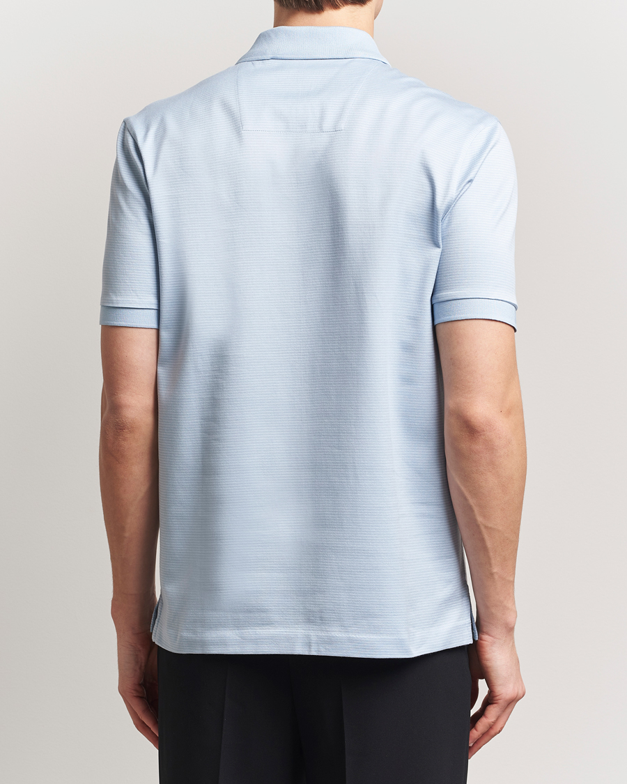 Herren | Poloshirts | BOSS BLACK | Parlay Jersey Polo Light Blue