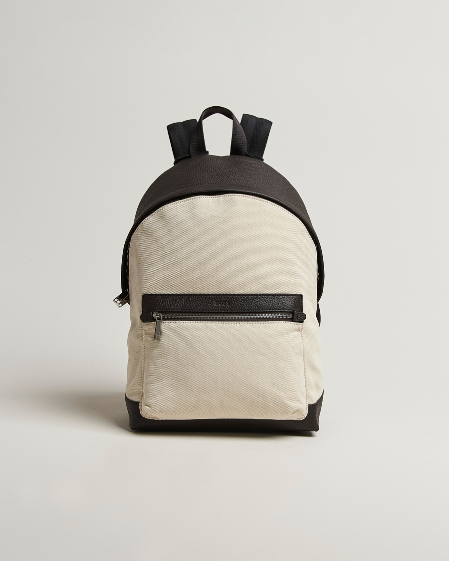 Herren | BOSS BLACK Canvas Backpack Natural | BOSS BLACK | Canvas Backpack Natural