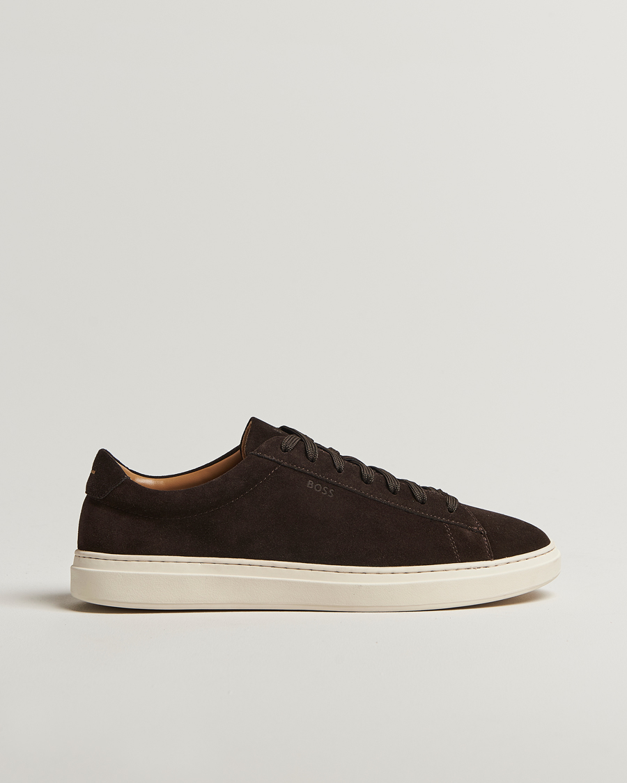 Herren | BOSS BLACK Kieran Suede Sneaker Dark Brown | BOSS BLACK | Kieran Suede Sneaker Dark Brown