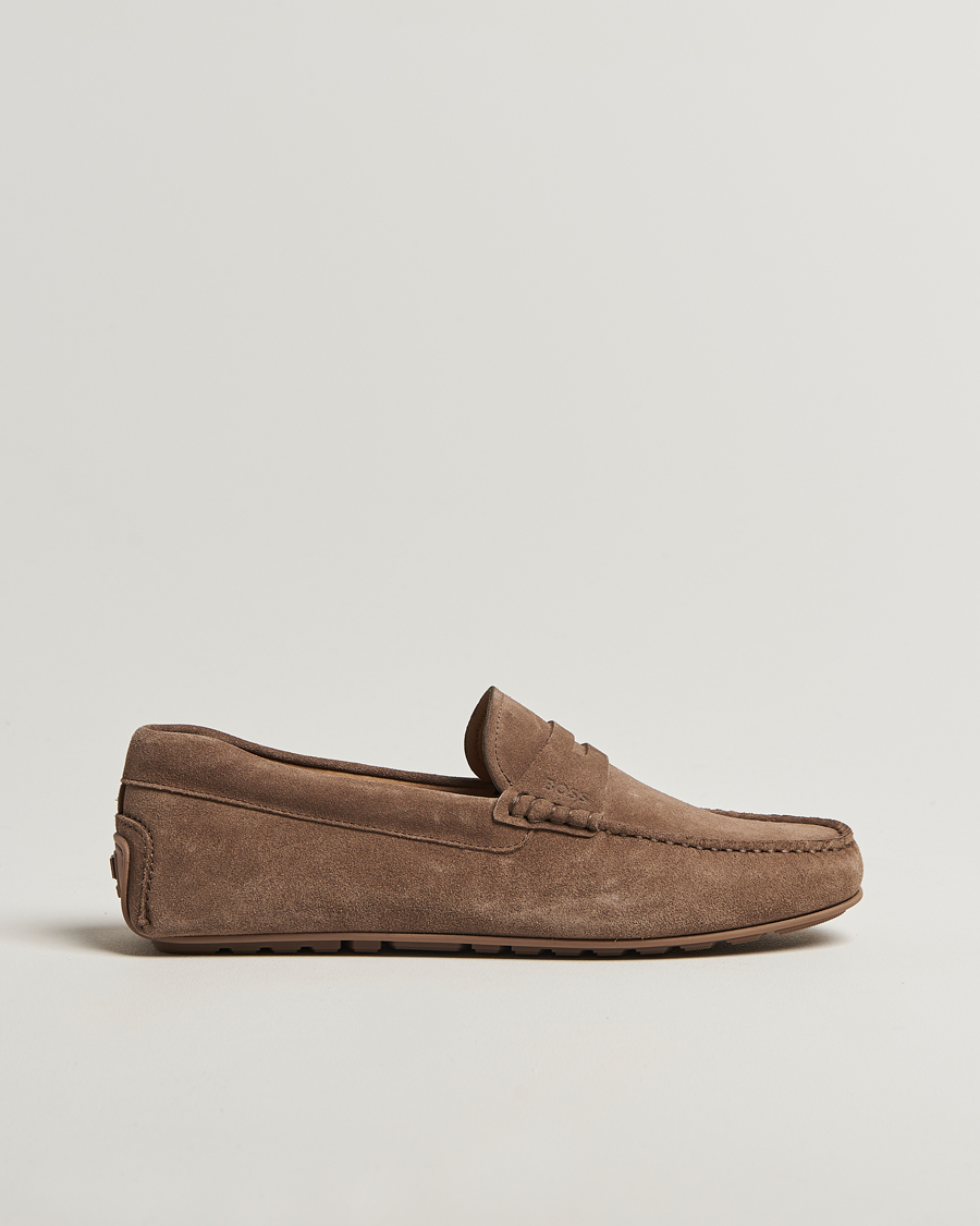 Herren | Loafer | BOSS BLACK | Noel Suede Moccasin Medium Beige