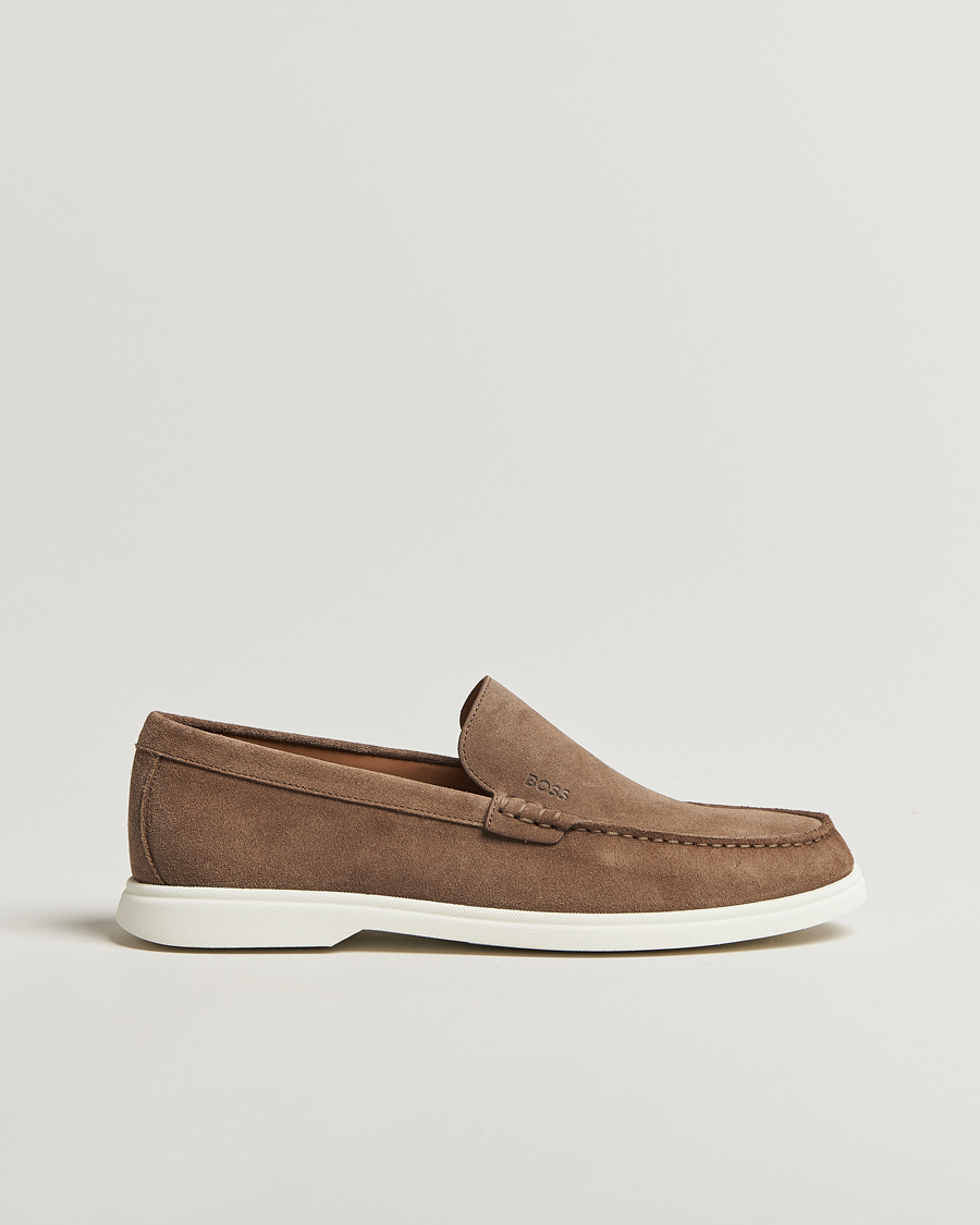Herren | BOSS BLACK Sienne Suede Loafer Medium Beige | BOSS BLACK | Sienne Suede Loafer Medium Beige