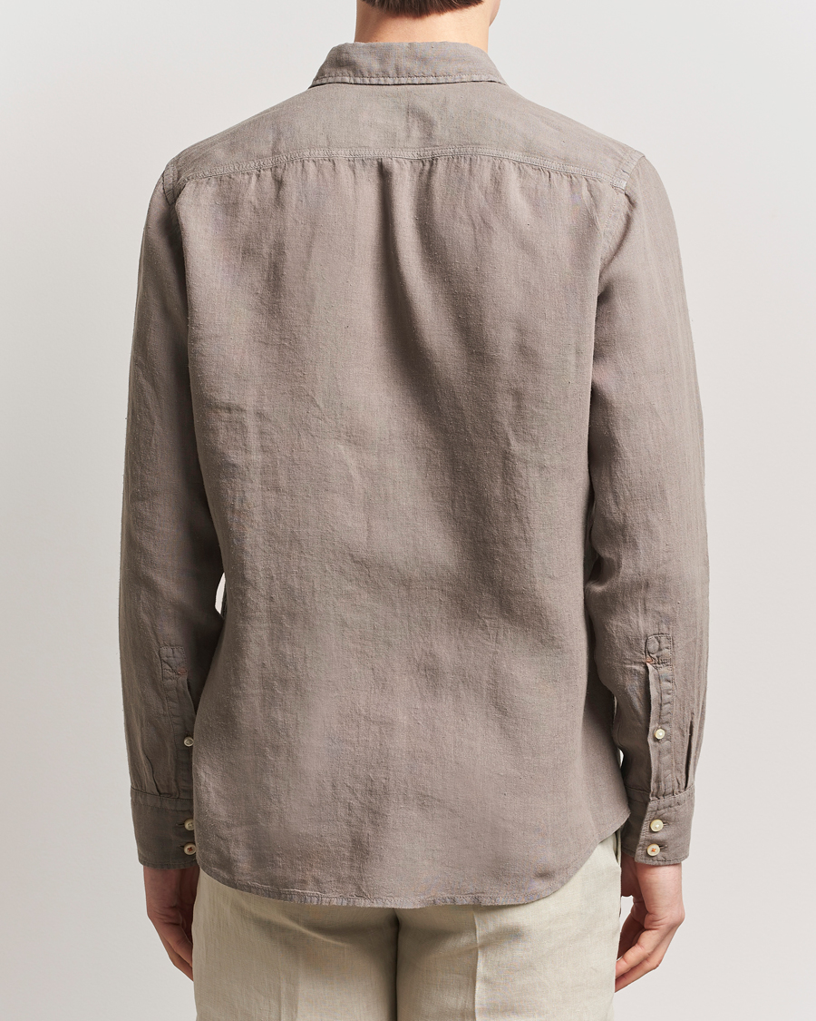 Herren | Hemden | BOSS ORANGE | Relegant Linen Shirt Open Beige