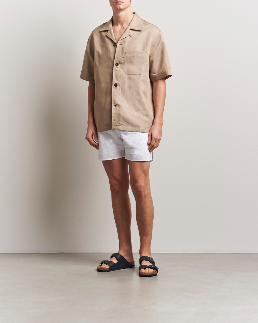 Herren | Badehosen | BOSS BLACK | Iconic Swimshort White