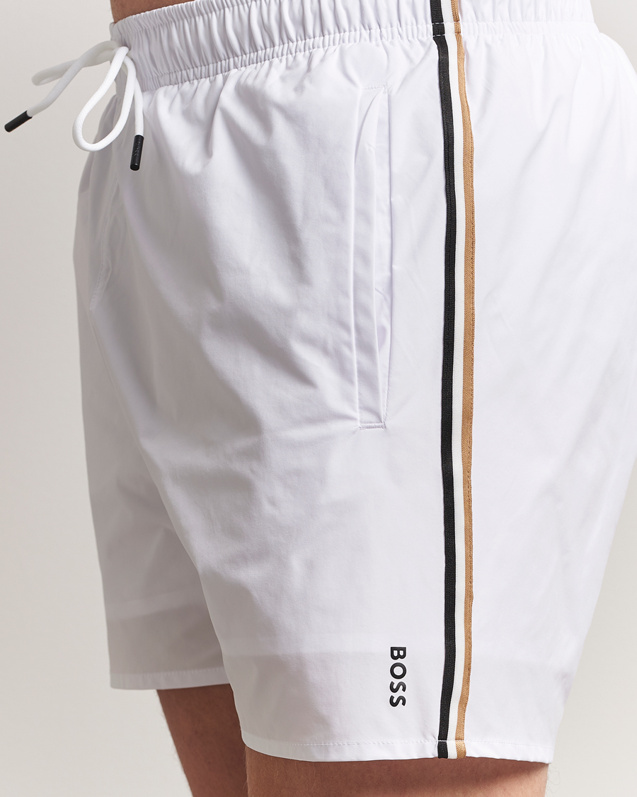 Herren | Badehosen | BOSS BLACK | Iconic Swimshort White