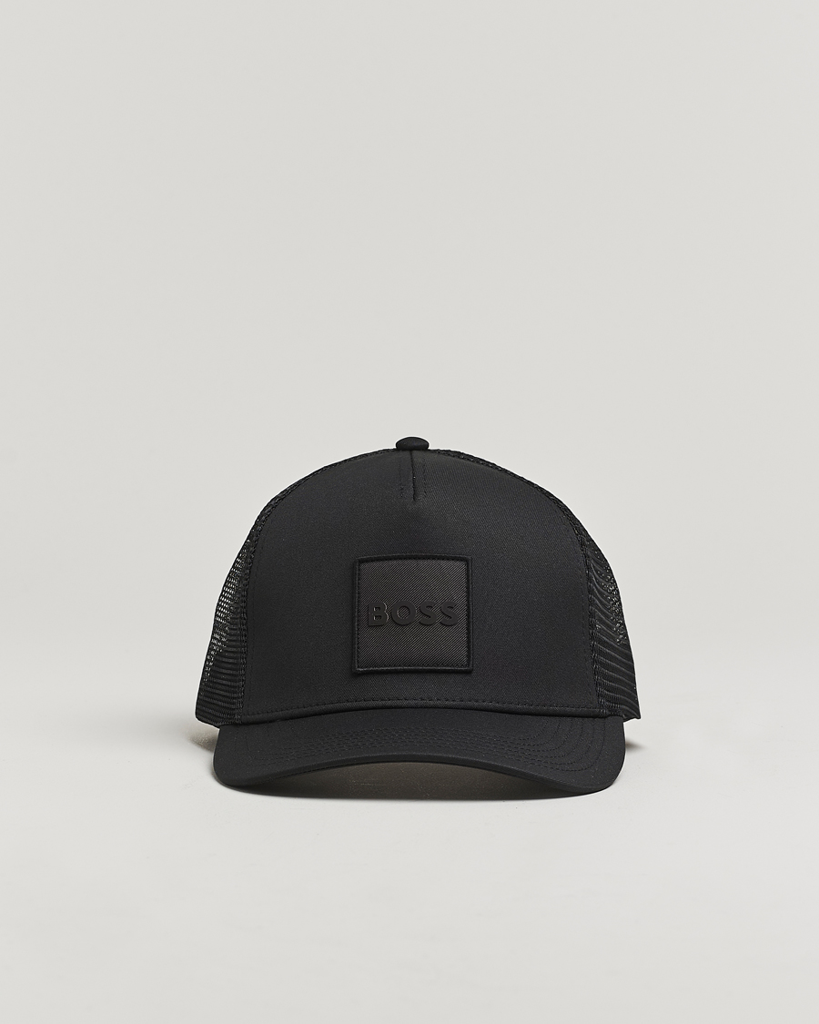 Herren | BOSS ORANGE Elliot Trucker Cap Black | BOSS ORANGE | Elliot Trucker Cap Black