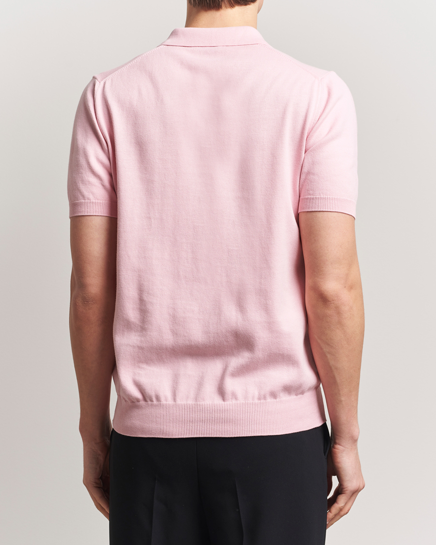 Herren | Poloshirts | Morgano | Supersoft Egyptian Cotton Polo Light Pink