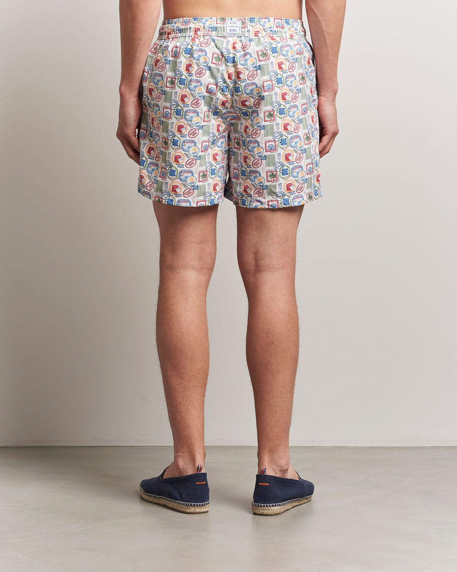 Herren | Badehosen | Ripa Ripa | Printed Swimshorts Off White