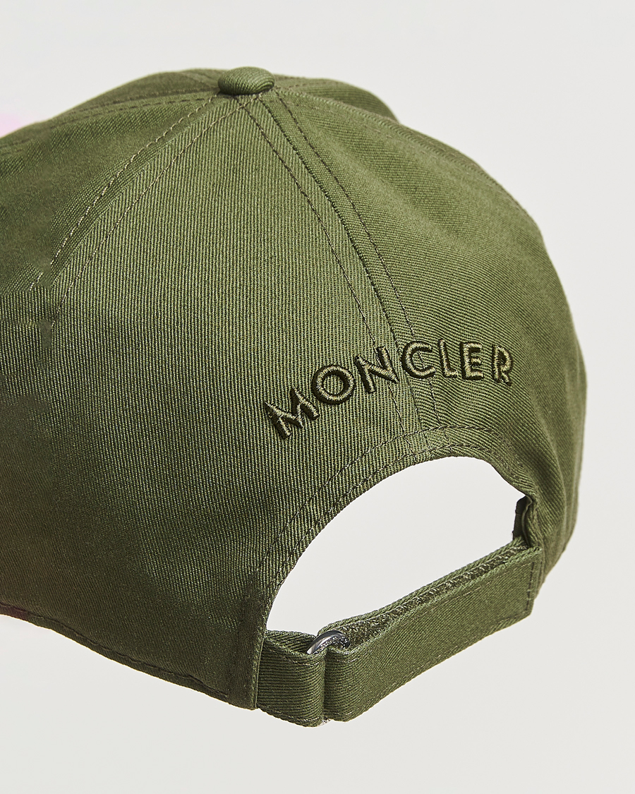 Herren | Moncler Logo Baseball Cap Dark Green | Moncler | Logo Baseball Cap Dark Green