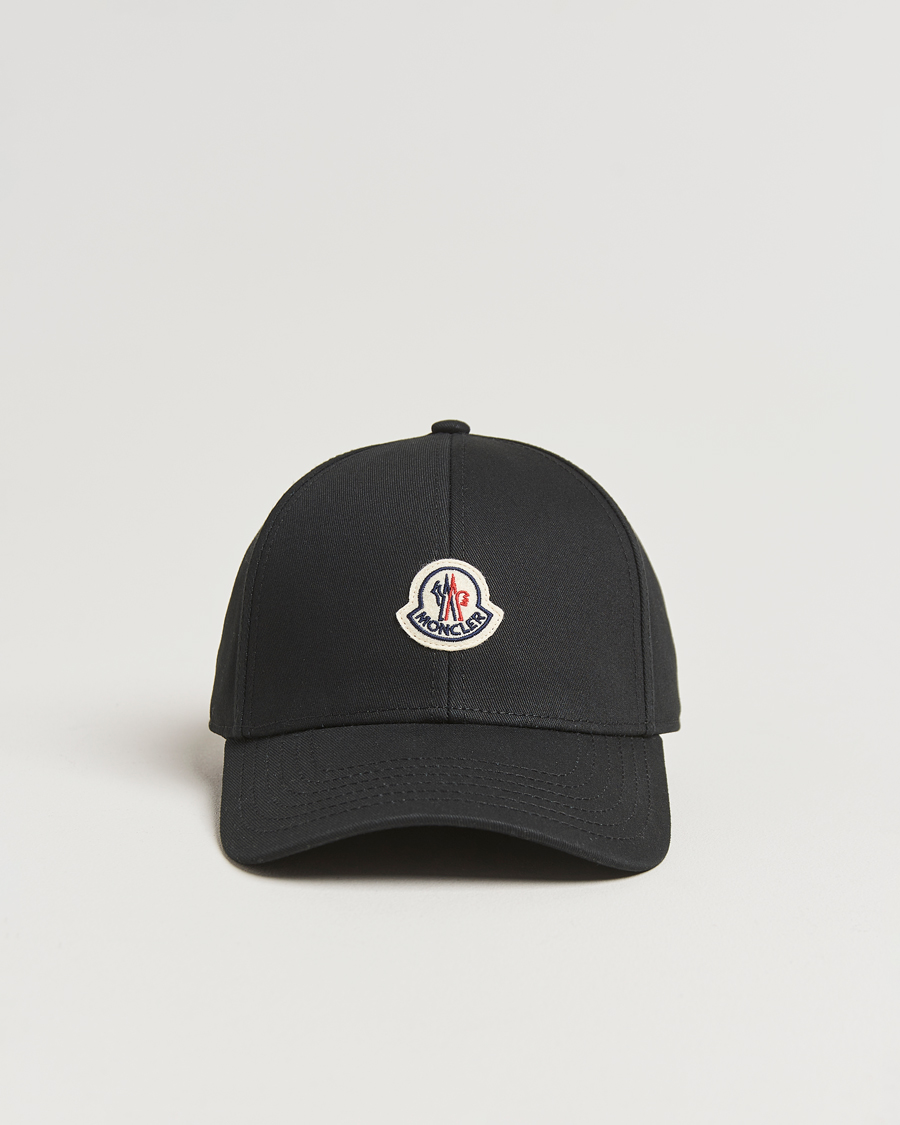 Herren | Moncler Logo Baseball Cap Black | Moncler | Logo Baseball Cap Black