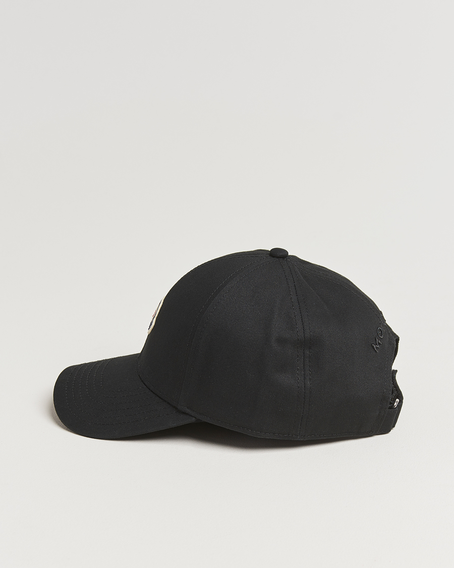 Herren | Moncler Logo Baseball Cap Black | Moncler | Logo Baseball Cap Black