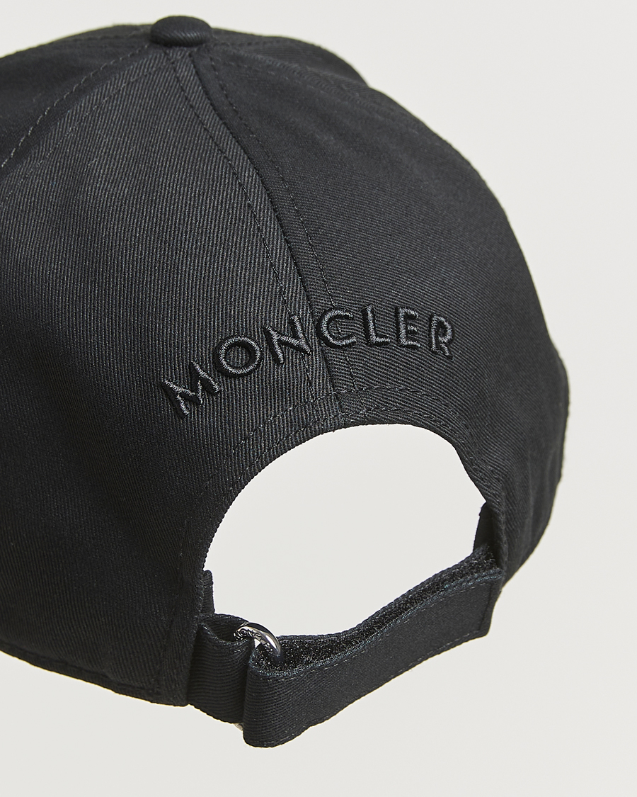 Herren | Moncler Logo Baseball Cap Black | Moncler | Logo Baseball Cap Black