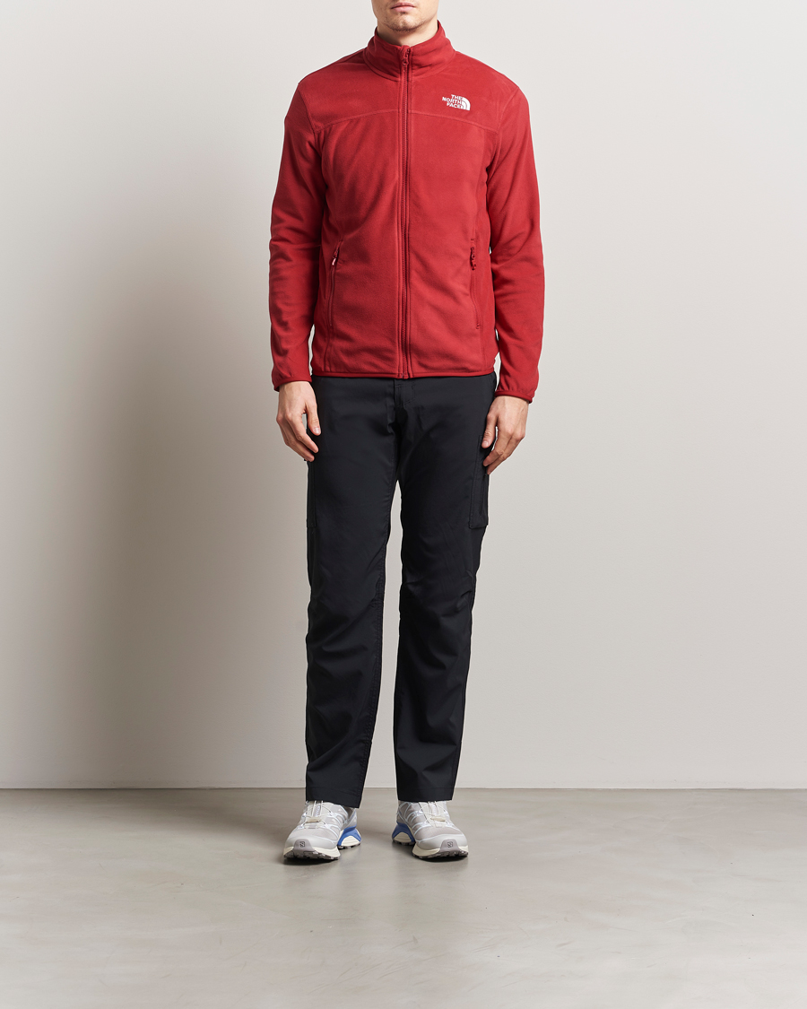 Herren | Pullover | The North Face | Glacier Full Zip Fleece Garnet Red