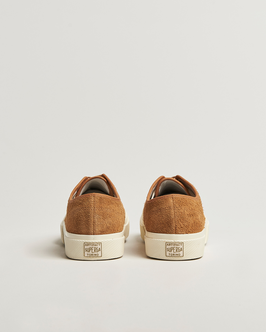 Herren | Superga 2432 Works Hairy Suede Tobacco | Superga | 2432 Works Hairy Suede Tobacco