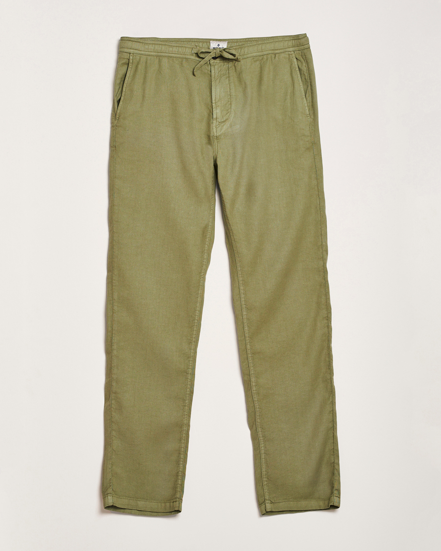Herren | Hosen | Morris | Fenix Linen/Cotton Trousers Olive