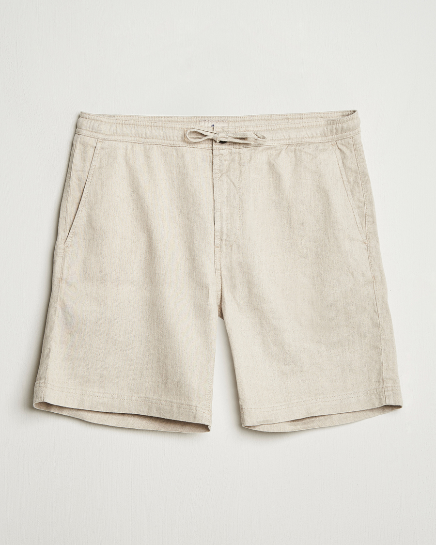 Herren | Shorts | Morris | Fenix Linen/Cotton Shorts Beige