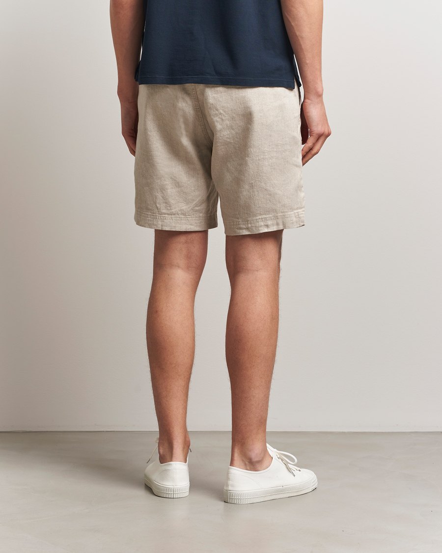 Herren | Shorts | Morris | Fenix Linen/Cotton Shorts Beige