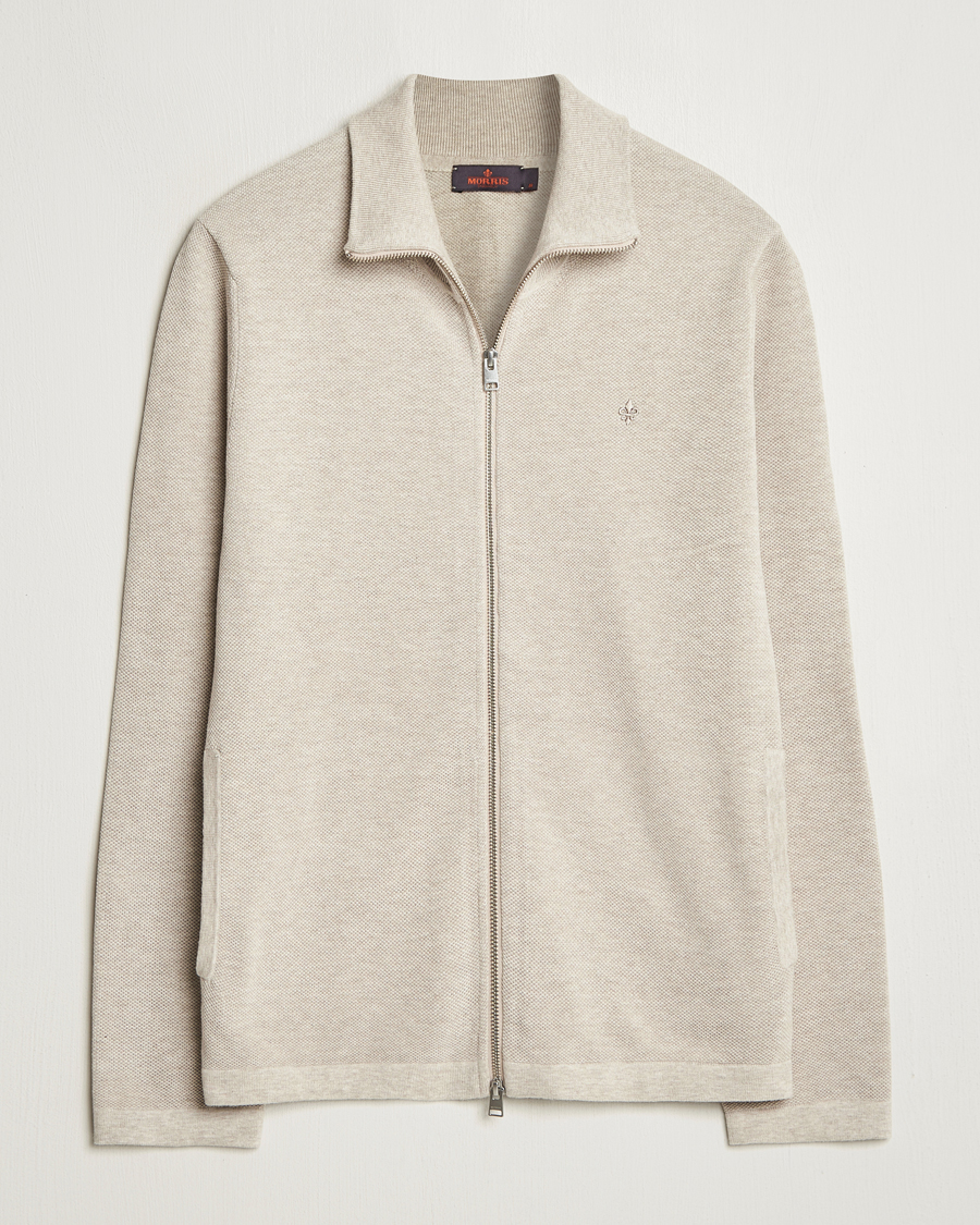 Herren | Pullover | Morris | Jake Zip Cardigan Khaki