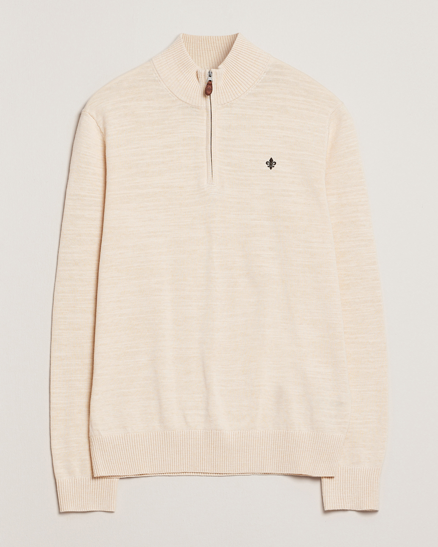 Herren | Pullover | Morris | Randall Half Zip Off White