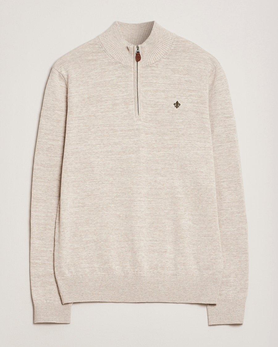 Herren | Pullover | Morris | Randall Half Zip Khaki