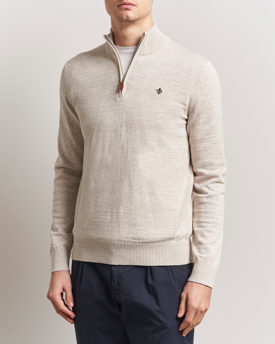 Herren | Pullover | Morris | Randall Half Zip Khaki