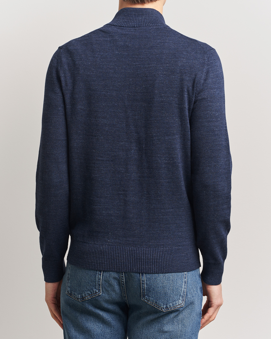 Herren | Pullover | Morris | Randall Half Zip Dark Blue
