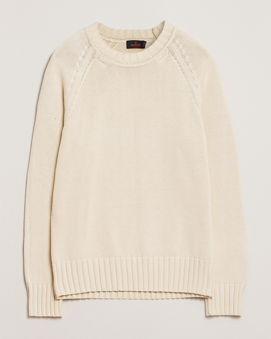 Herren | Pullover | Morris | Brooks Crew O-Neck Off White