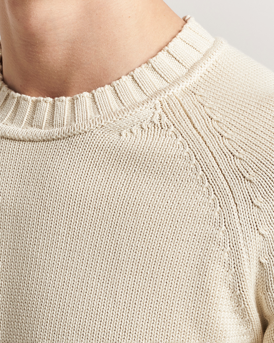 Herren | Pullover | Morris | Brooks Crew O-Neck Off White