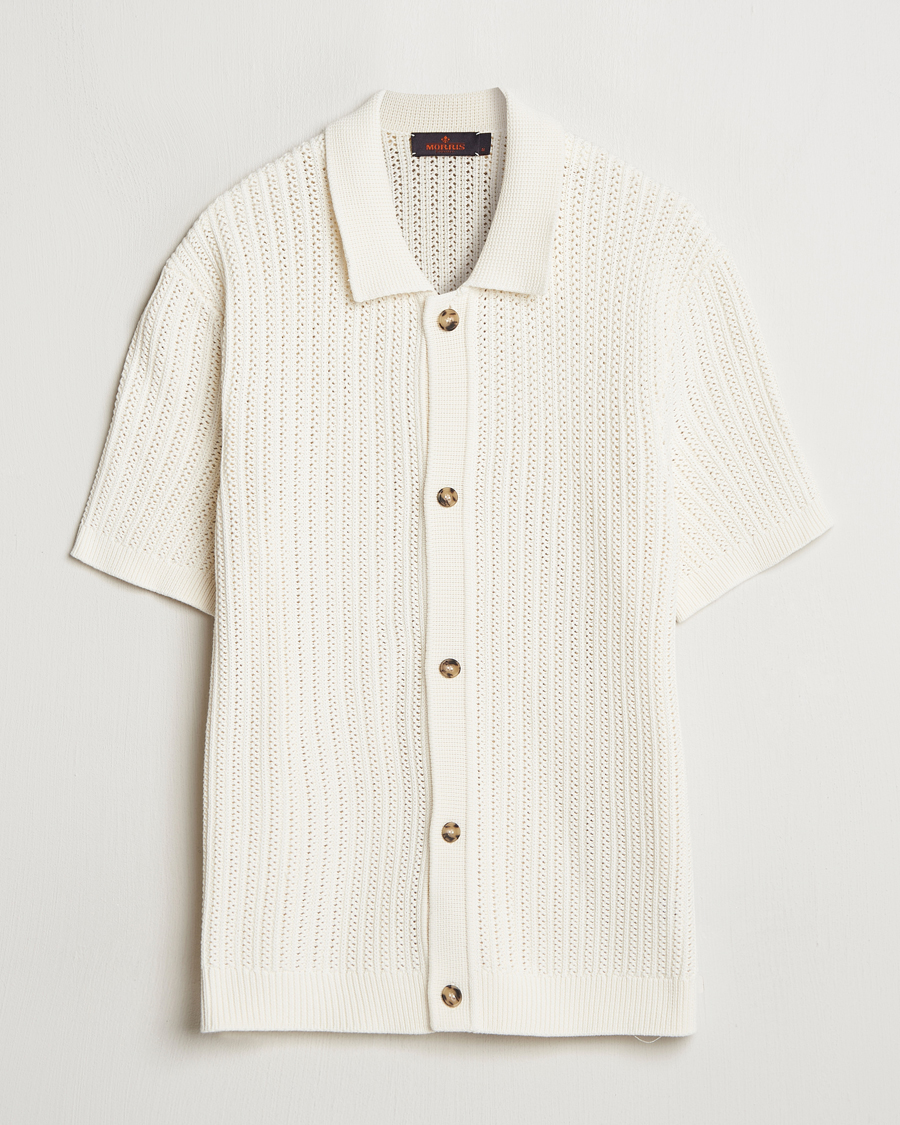 Herren | Hemden | Morris | Connors Short Sleeve Shirt Off White