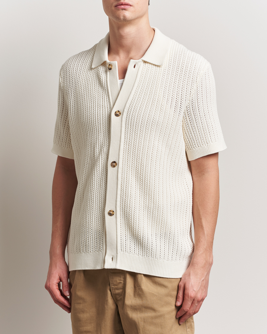 Herren | Hemden | Morris | Connors Short Sleeve Shirt Off White