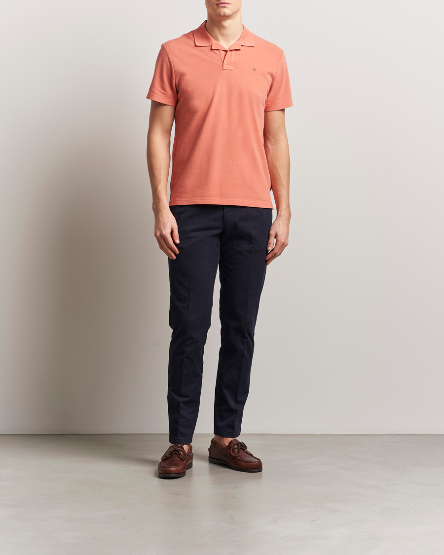 Herren | Poloshirts | Morris | Dylan Pique Shirt Orange