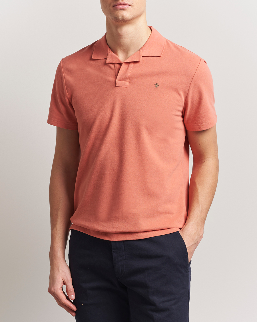 Herren | Poloshirts | Morris | Dylan Pique Shirt Orange