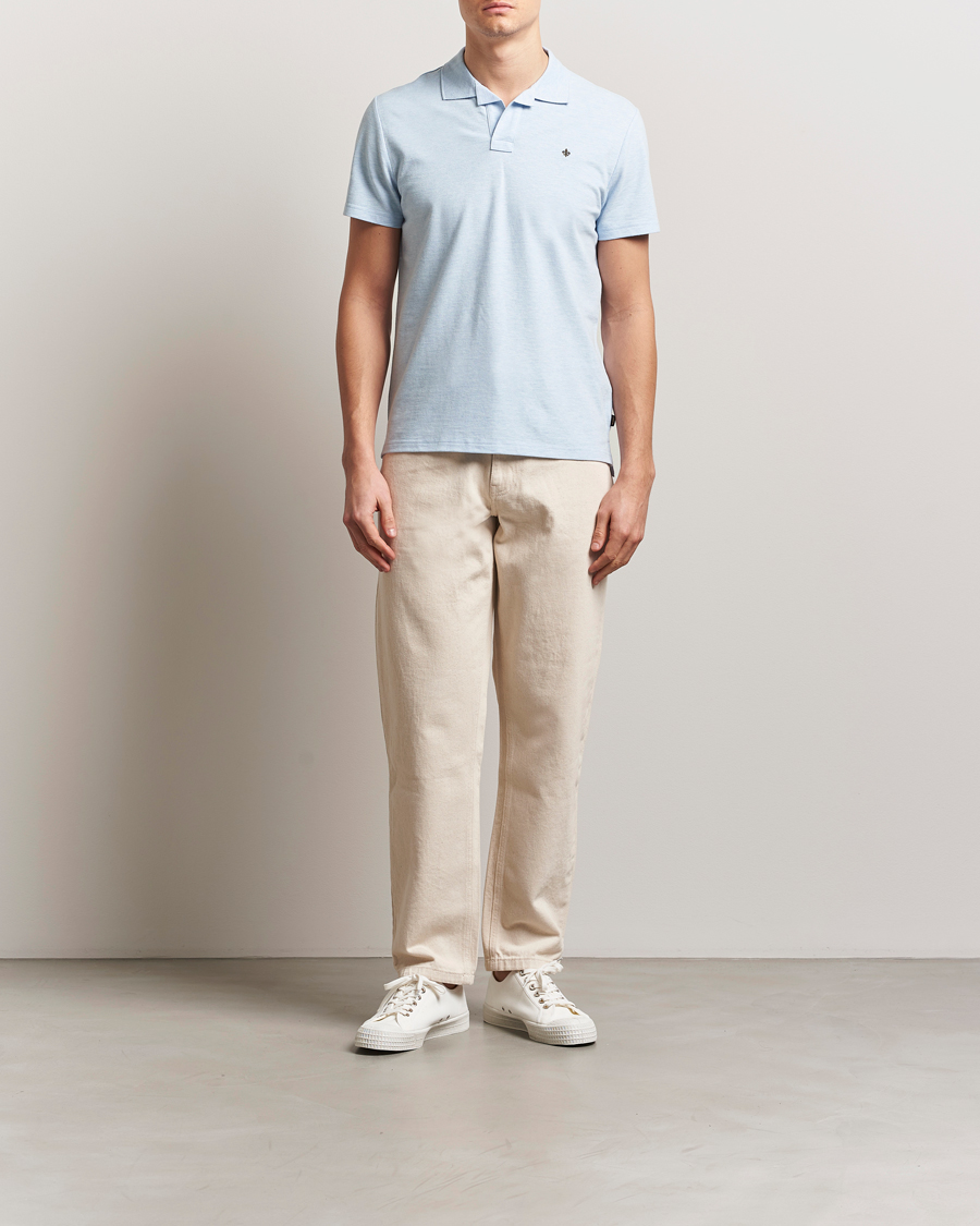 Herren | Poloshirts | Morris | Dylan Pique Shirt Light Blue