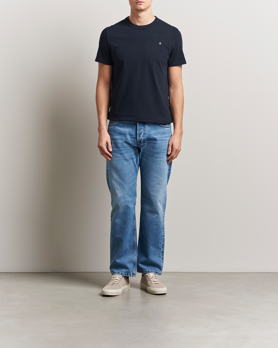 Herren | T-Shirts | Morris | Watson Slub T-Shirt Old Blue