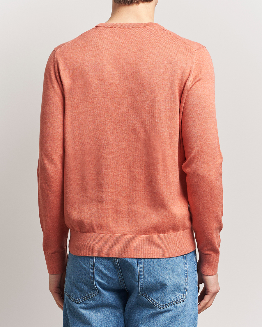 Herren | Pullover | Morris | Riley Cotton O-Neck Orange